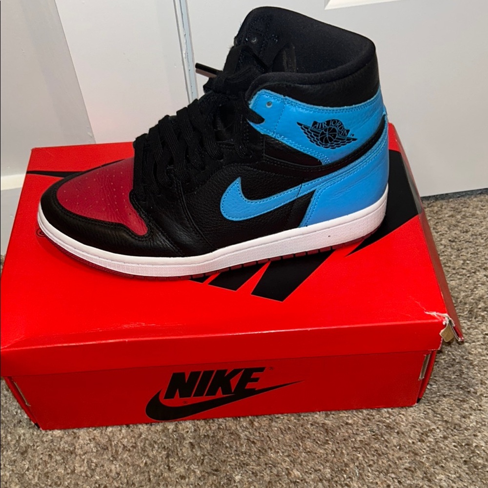 Nike Jordan Women's Sneakers - Black, Blue, Red